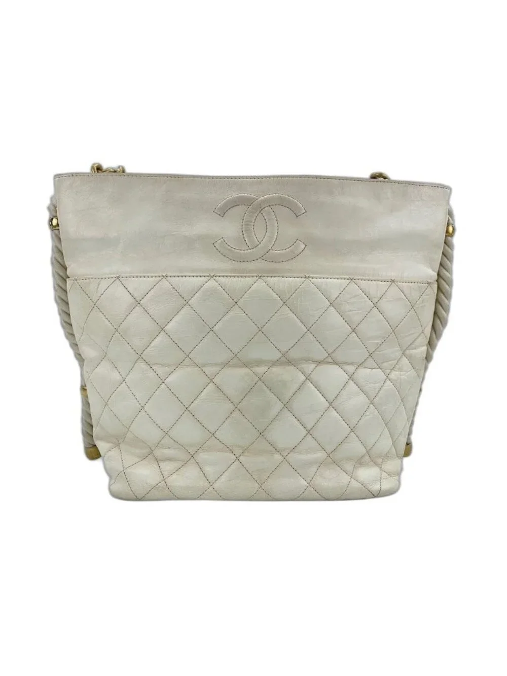 Chanel Shoulder Bag Calfskin Quilted
